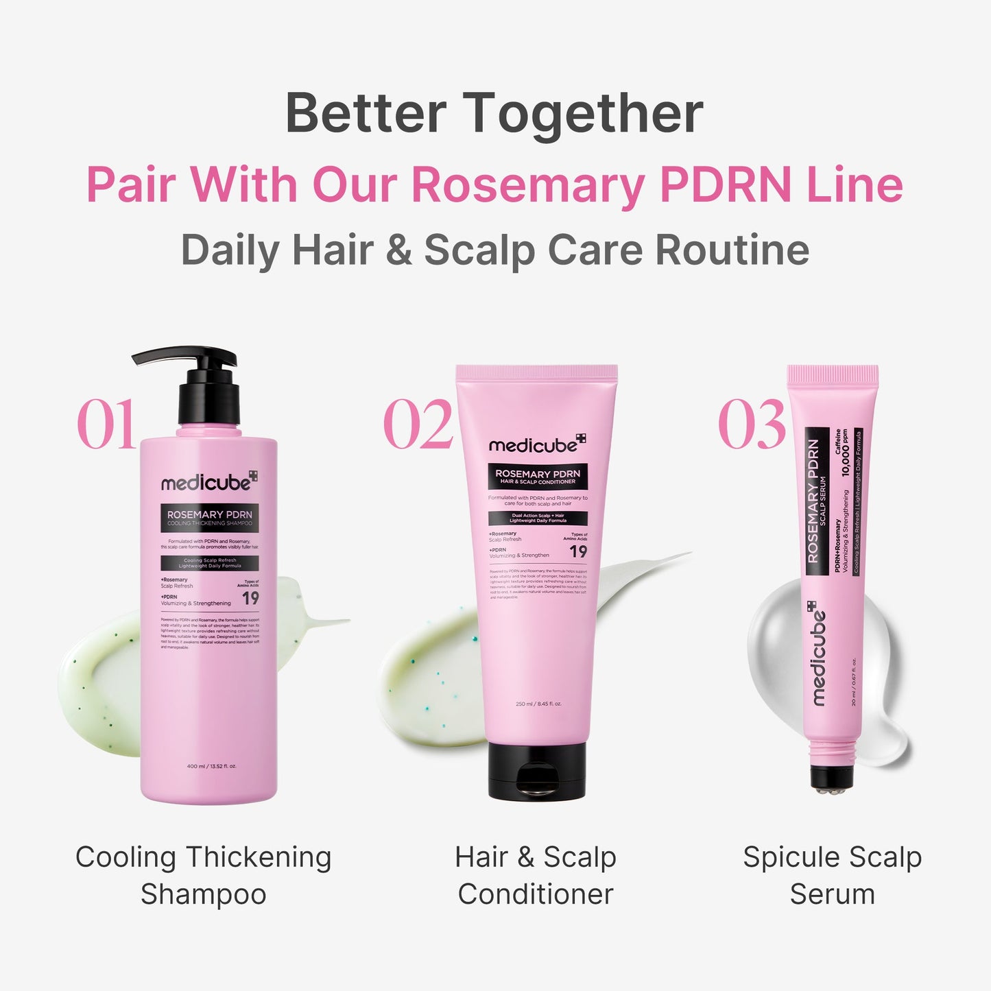 Rosemary PDRN Hair and Scalp Conditioner for Gentle Everyday Skin Care