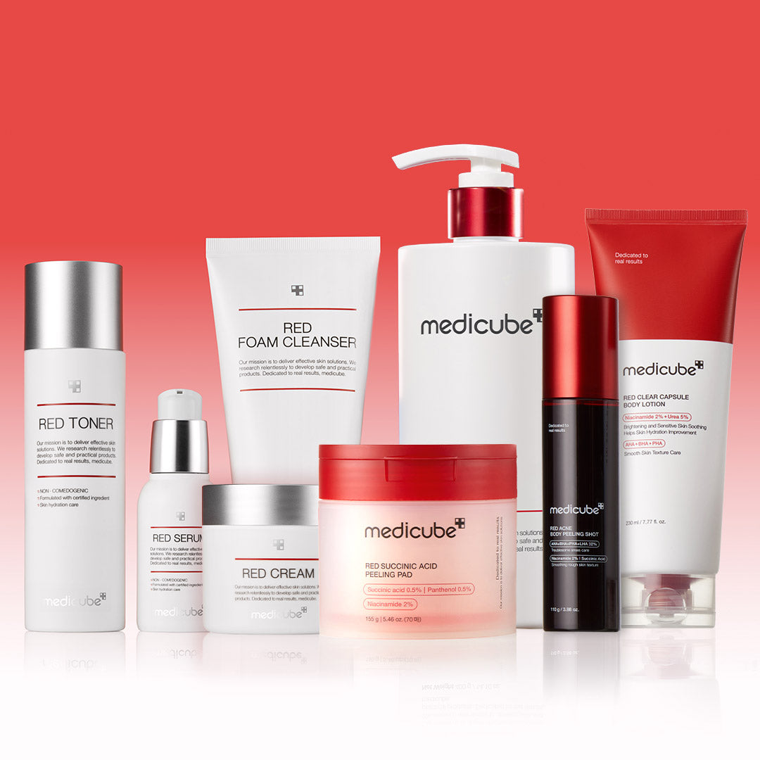 Red Line Ultimate Face and Body Care Set for Gentle Everyday Skin Care
