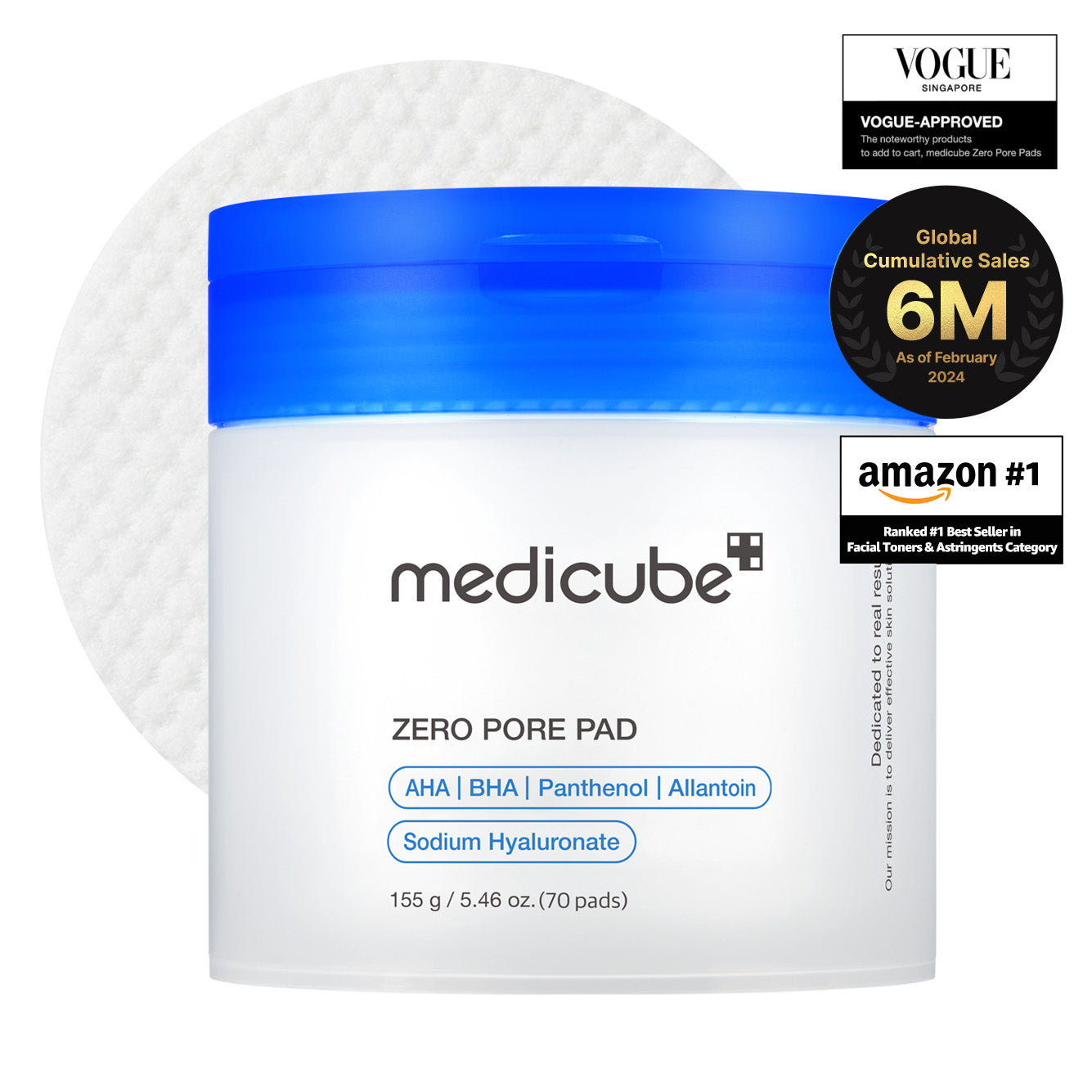 Zero Pore Pads for Gentle Daily Toning Routine