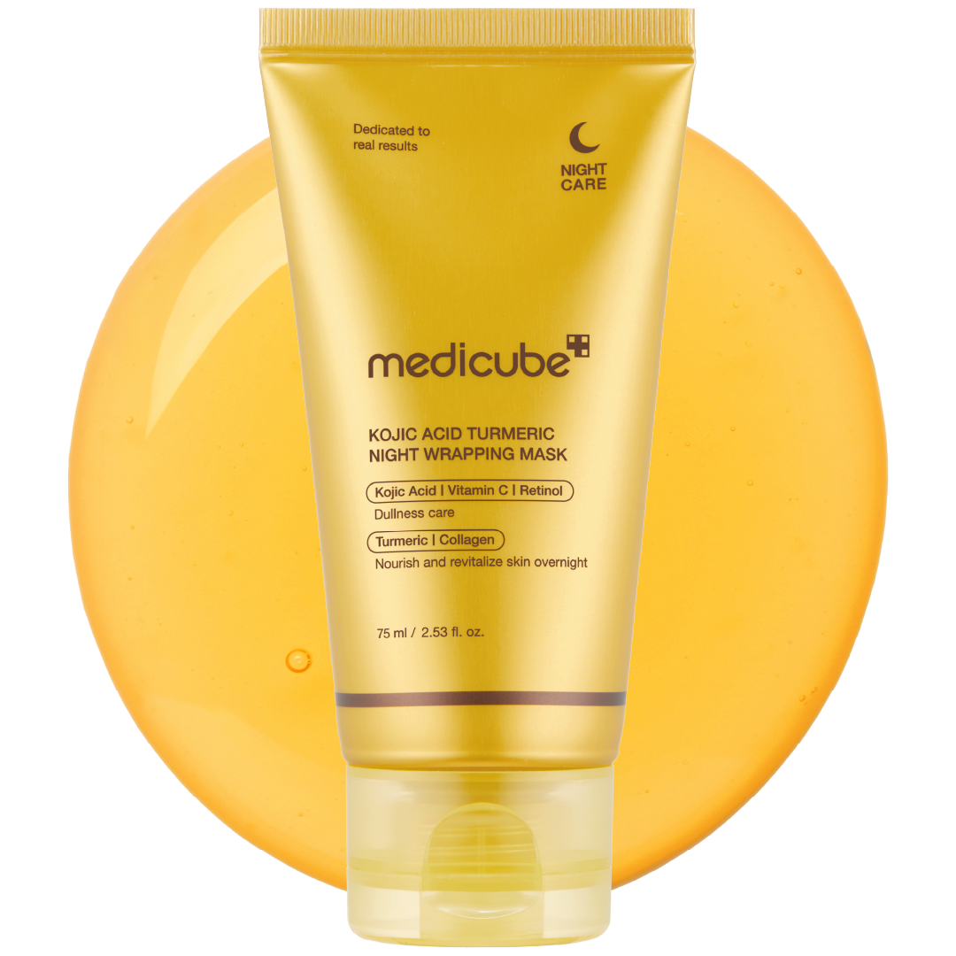 Kojic Acid Turmeric Overnight Wrapping Mask for Weekly Moisture Focused Routine