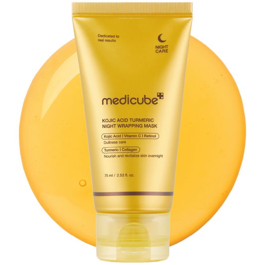 Kojic Acid Turmeric Overnight Wrapping Mask for Weekly Moisture Focused Routine