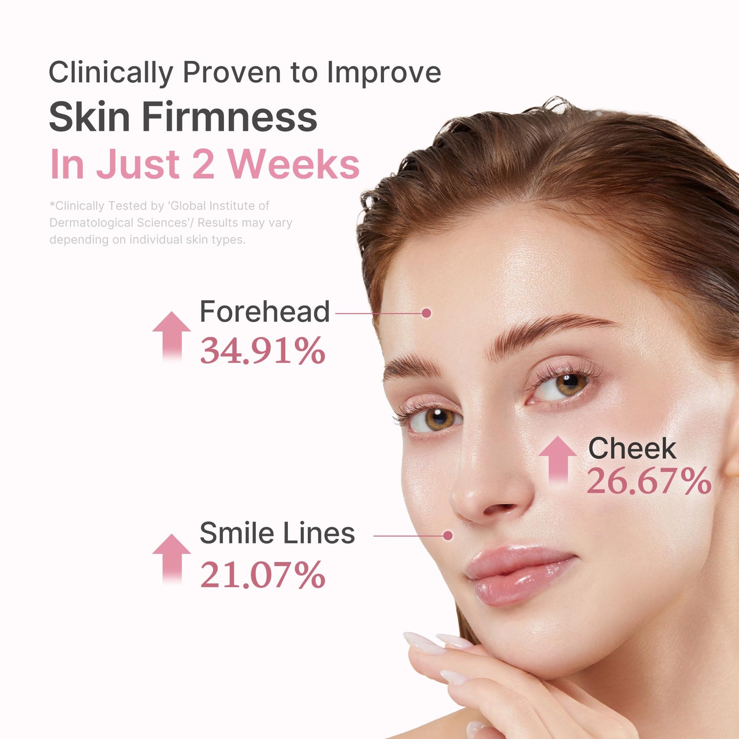 PDRN Pink Peptide Serum with a Smooth Radiant Looking Finish