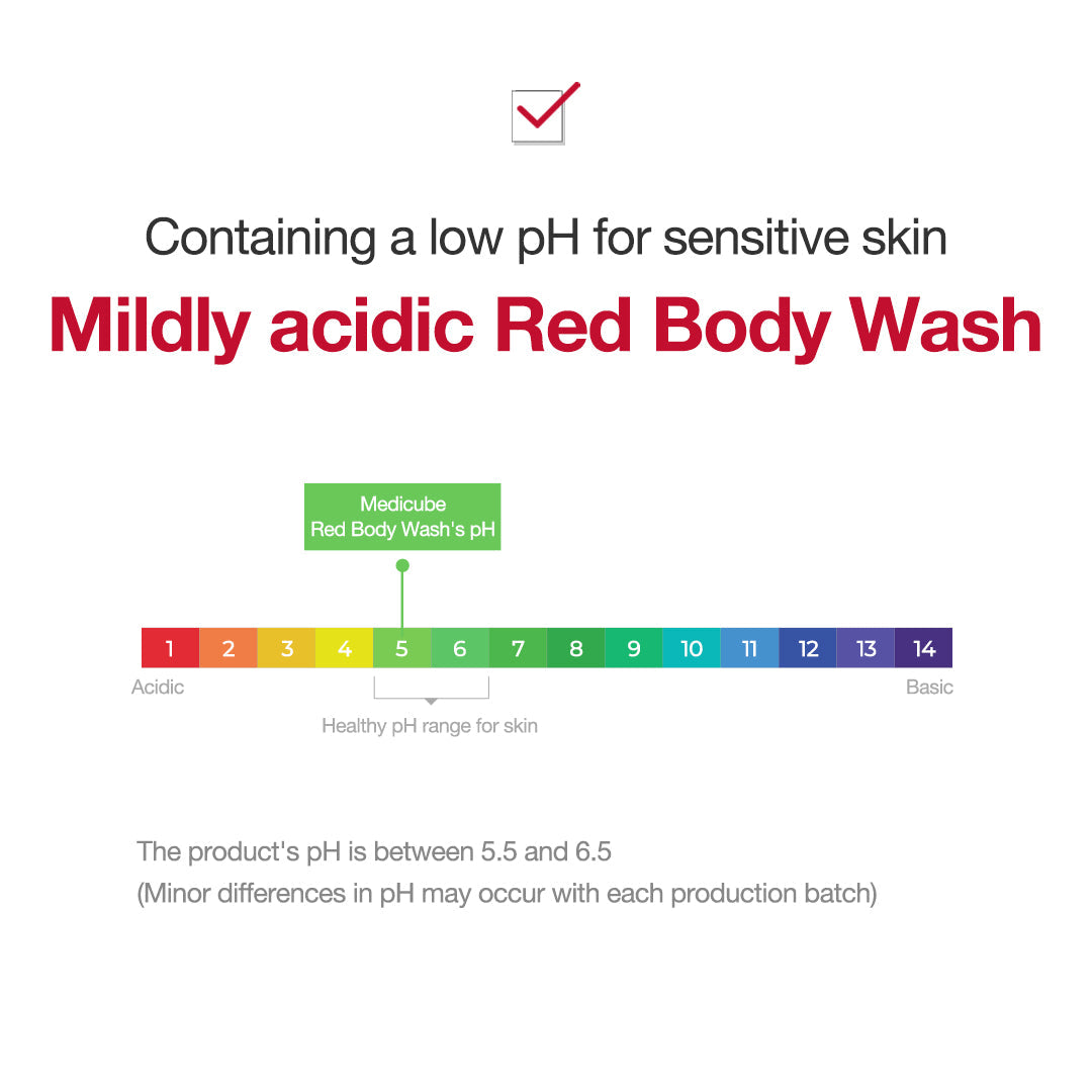Red Body Wash for Gentle Everyday Cleansing
